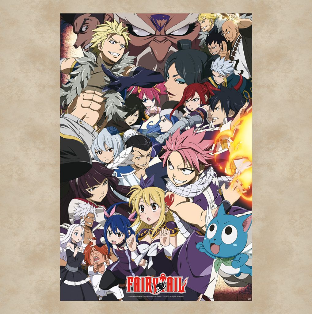 FAIRY TAIL - Poster Maxi 91cmx51cm - Fairy Tail VS other guilds