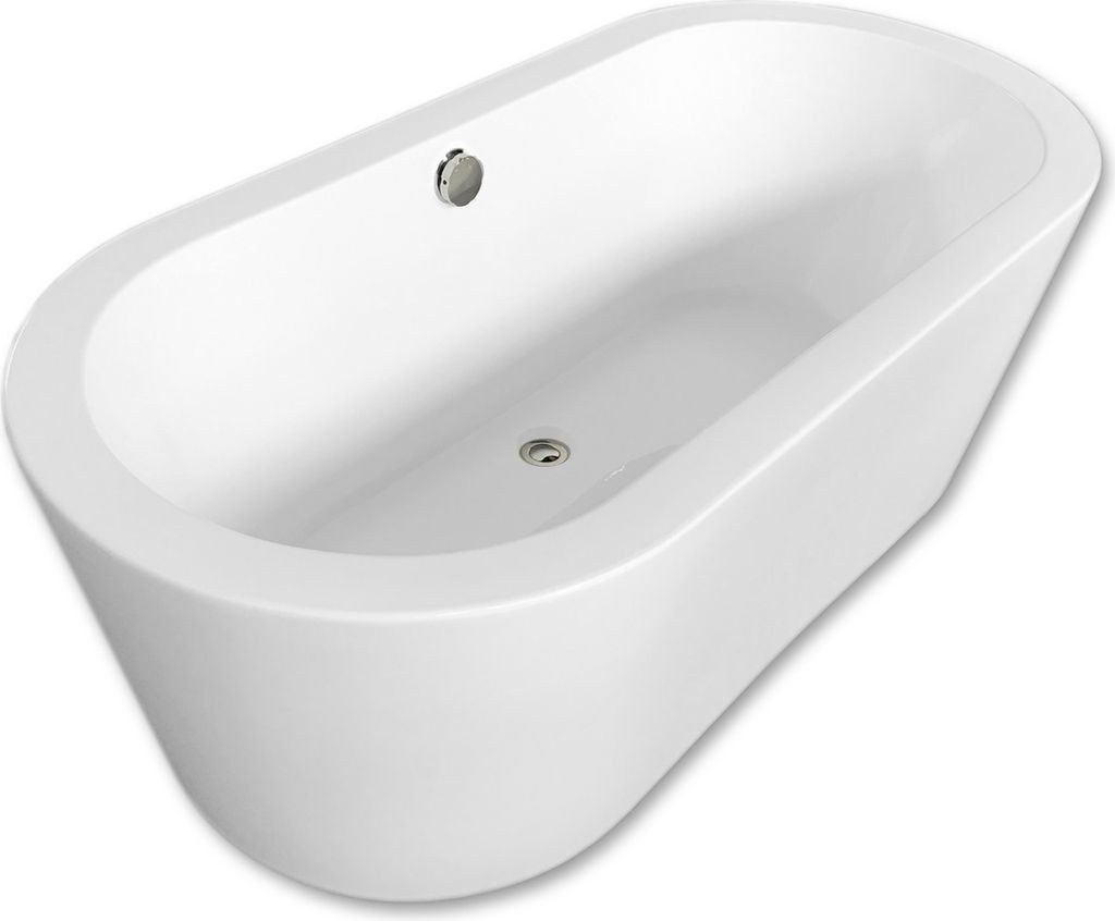 Freistehende Badewanne 170 x 80 cm Modernes und Innovatives Design CLEOPATRA