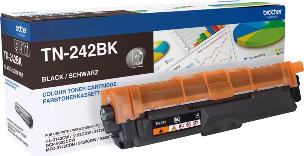 Toner Originale Brother TN-242BK Nero - Vai sul sicuro per la tua Brother