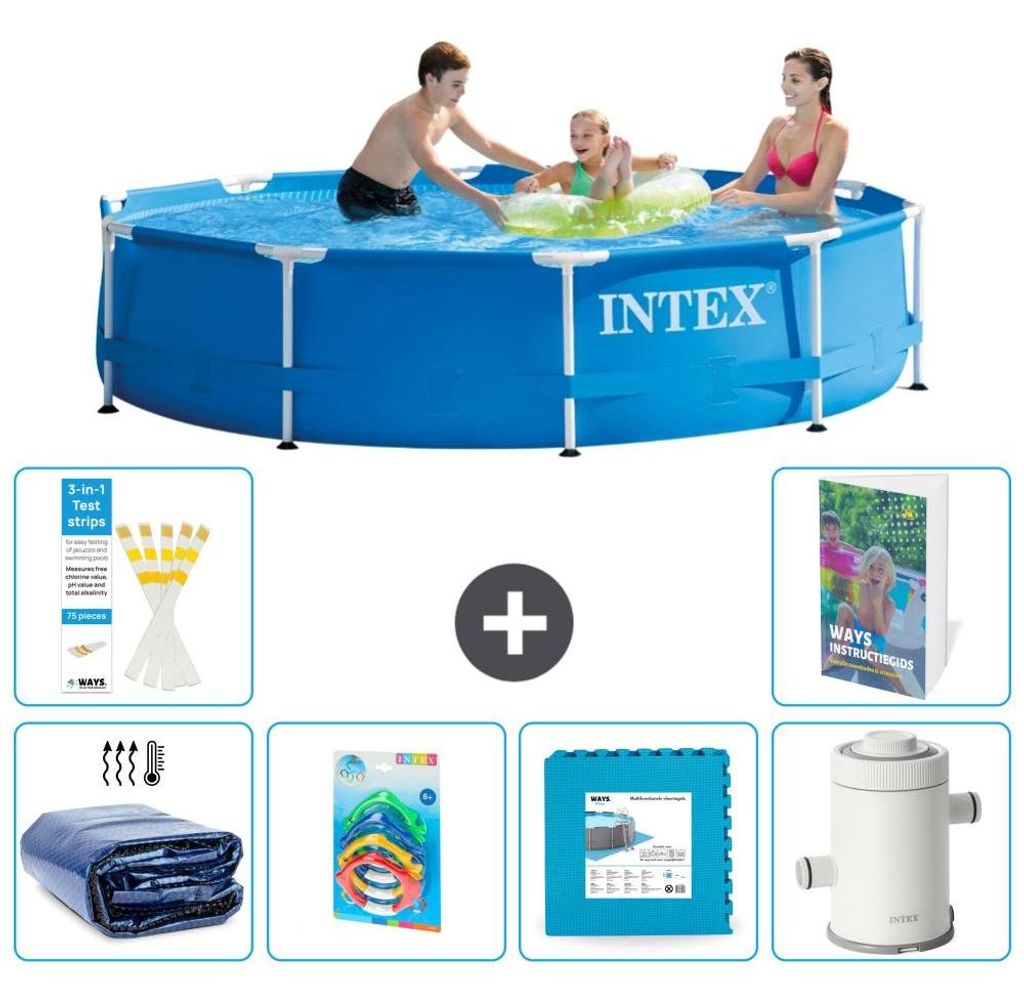 Frame Pool Rund - 305x76 cm - 7-teilig S55