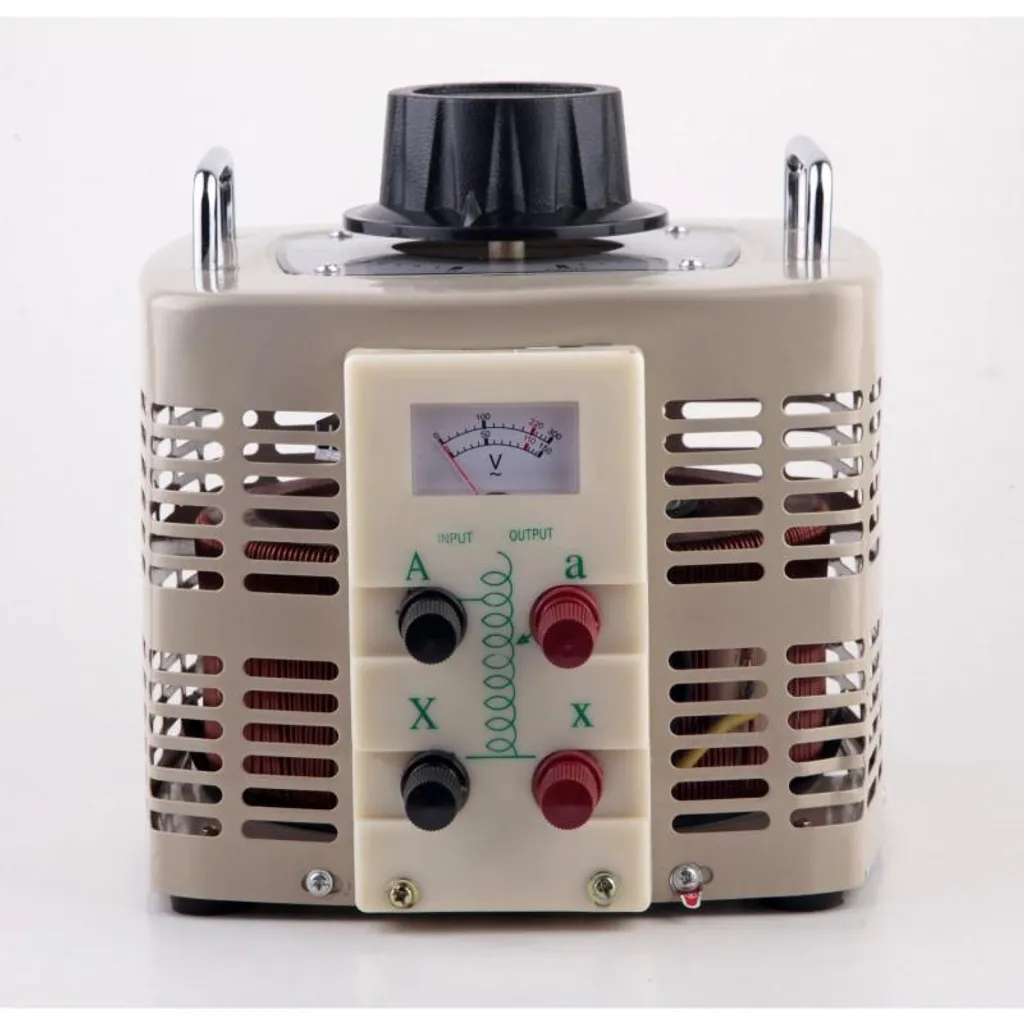 Transformateur de Tension Variable CA 0-250V 20A avec Boîtier en Acier