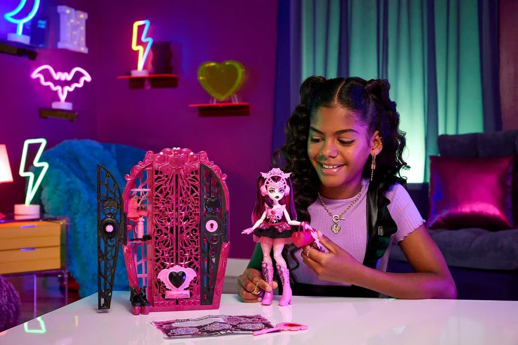 Poupée mannequin Monster High avec dressing et accessoires HXH84 - 8