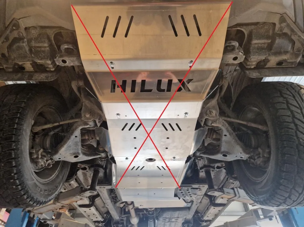 Plaque de Protection Différentiel en Acier Robuste pour Hilux 4WD
