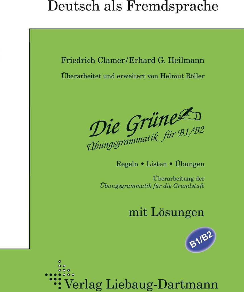 Die Grüne. Übungsgrammatik für B1/B2 Produktbild 