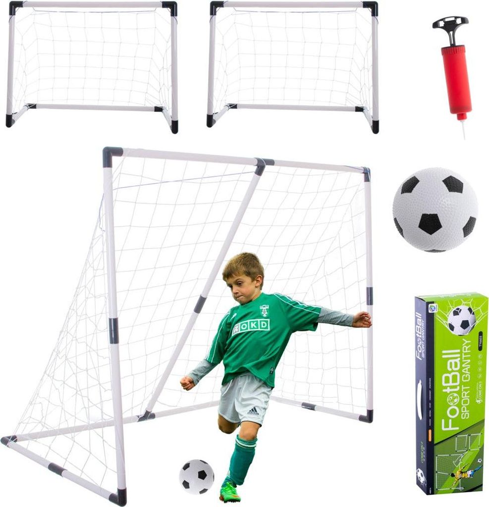 Kinder-Fußballtor 2in1 143x110x70cm