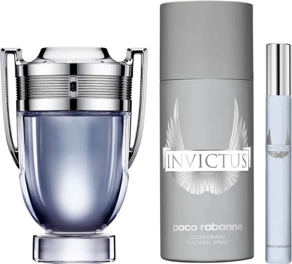 Coffret Invictus Paco Rabanne Idéal pour le Sport et les Déplacements