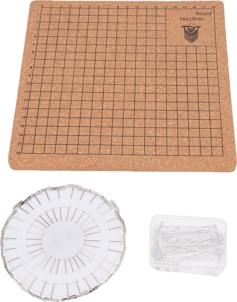 Macrame Board Set Supplies Kit with 30 T -pins for Obrázek produktu 