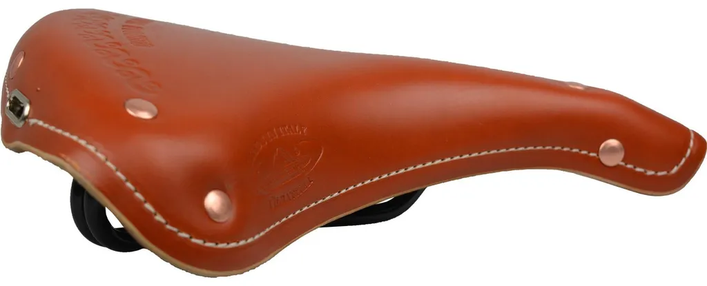 Selle Monte Grappa Oxford Club Sport en cuir véritable coloris Cognac