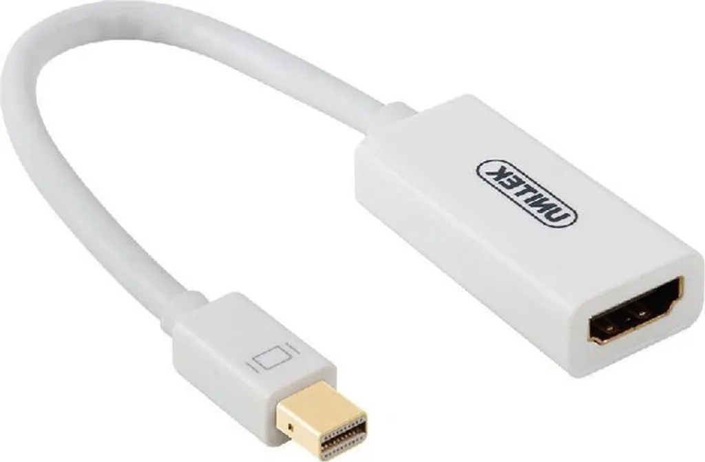 Convertitore Premium Mini DisplayPort a HDMI 4K - Unitek Y-6331 Bianco - 2