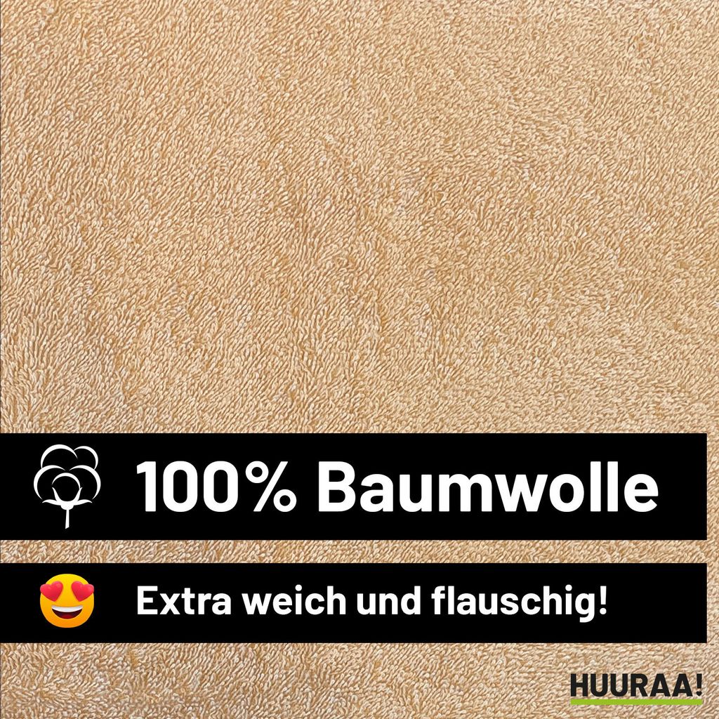 Huuraa Handtuch Adventure is out there Backpacking 50x100cm Sand Baumwolle Handtuch Geschenkidee
