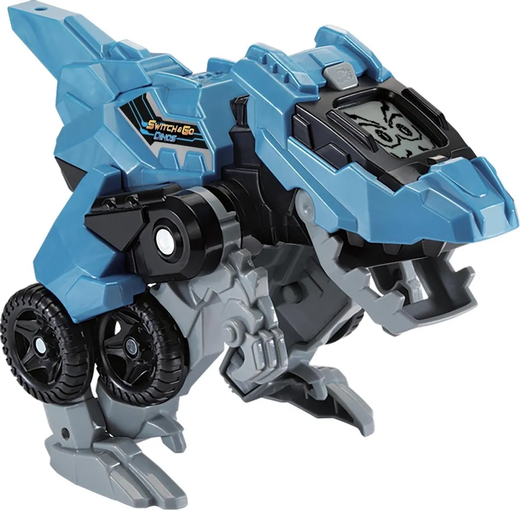 Véhicule Dinosaure Transformable Switch & Go Dinos pour Enfant de 3 à 8 Ans