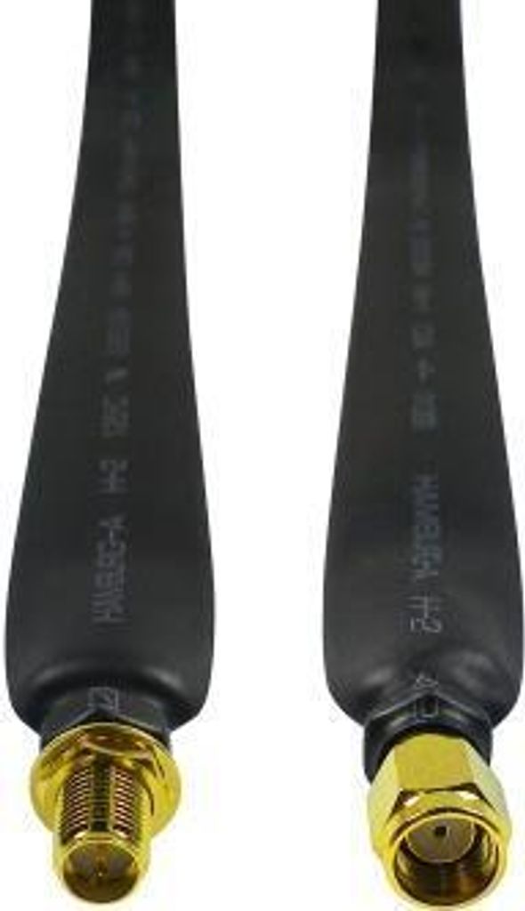 ALLNET ANT-CAB-RSMA-RSMA-40-W Koaxialkabel 0,4 m RP-SMA Schwarz (ANT-CAB-RSMA-RSMA-40-W)