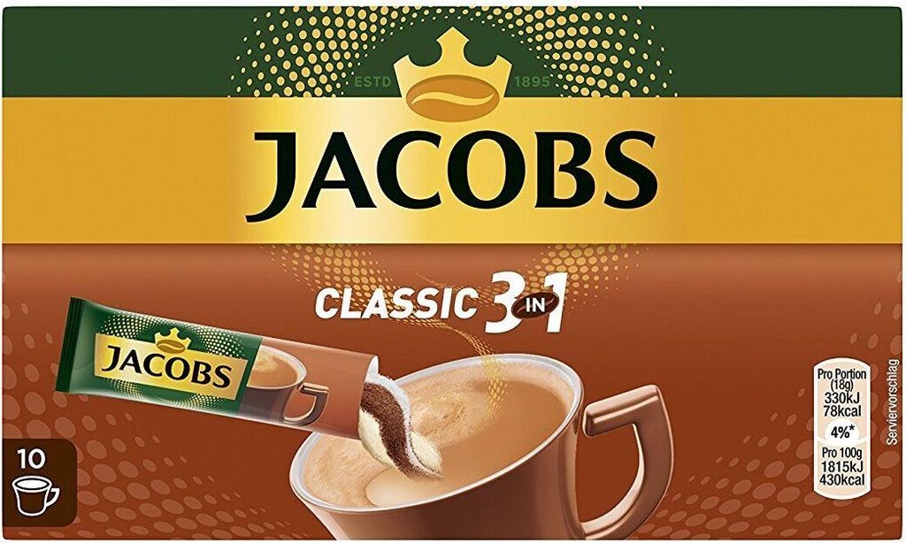 JACOBS Löskaffee 3in1 Classic + 2in1 Classic je 6 x 10 Produktbild 2
