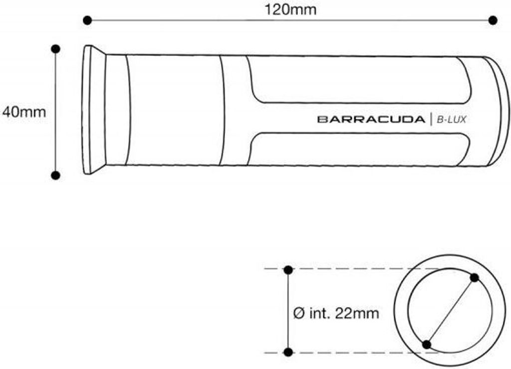 Barracuda B-LUX Griffe silber Produktbild 