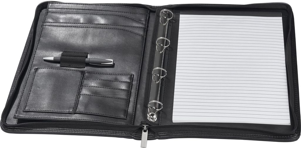 Aktentasche-Schreibmappe-Aktenmappe Mappe-Tasche-Schwarz-35 x27x4cm-Bowatex