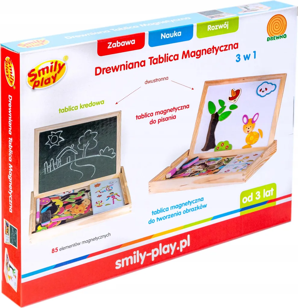 Tableau Éducatif SMILY PLAY pour Apprendre l'Écriture - Bois Magnétique