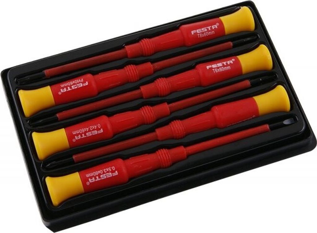 Präzisions-Elektroschraubendreher-Satz 6-teilig