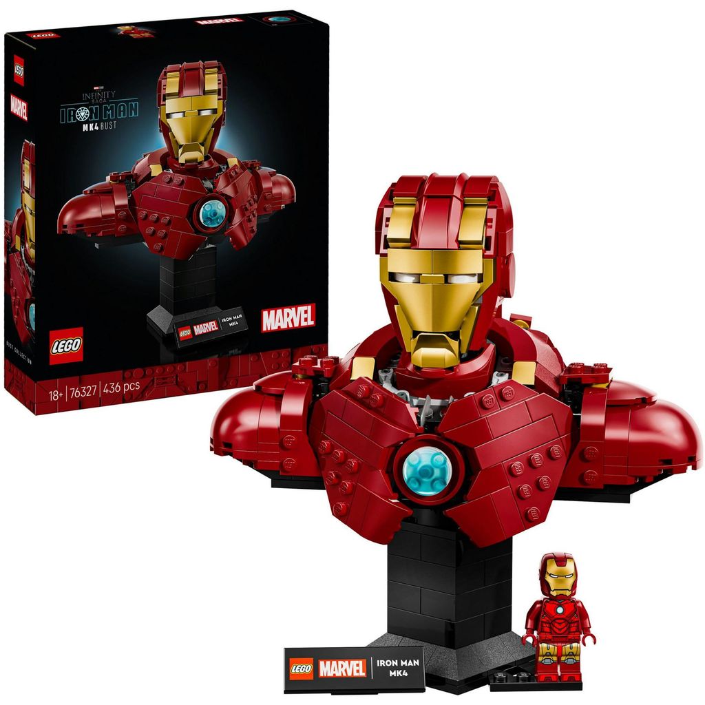 LEGO Busta Iron Man MK4, Stavebnica, 18 rok / roky, Plast, Obrázok produktu 
