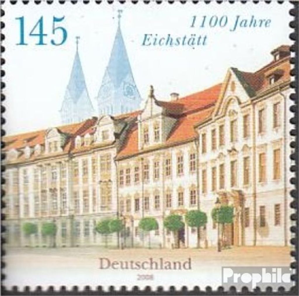 Briefmarken BRD (BR.Deutschland) 2008 Mi 2638 (kompl.Ausg.) FDC Eichstätt