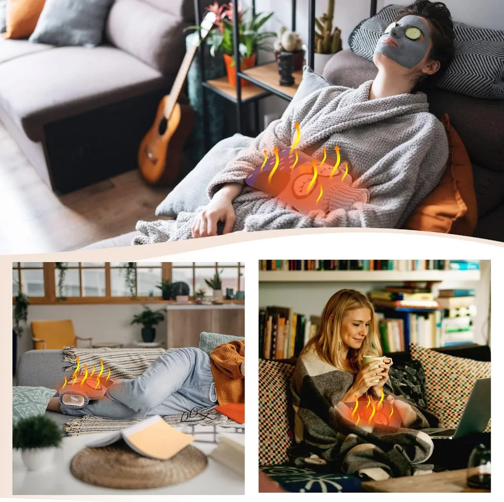 Bouillotte 2L avec housse lavable en maille - Lot de 2 haute qualité