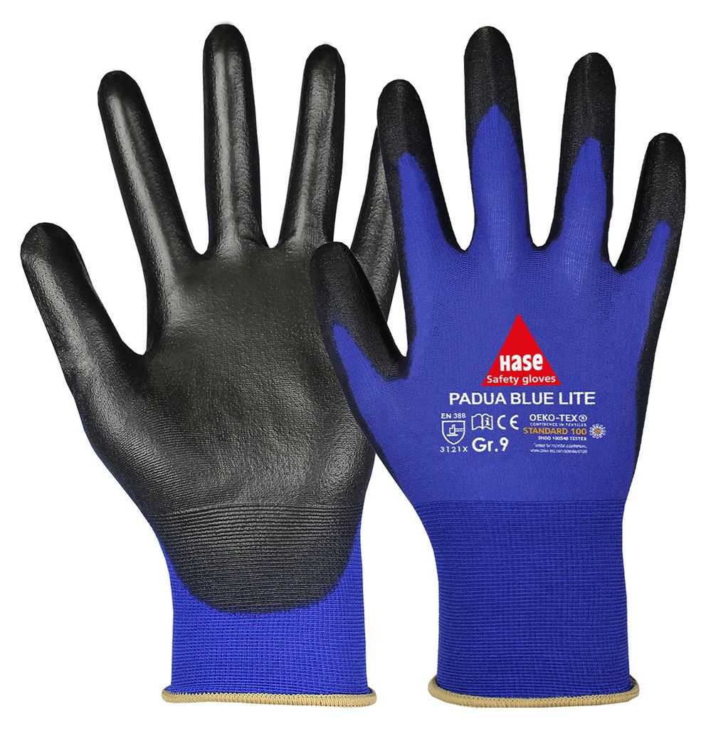 Hase Montagehandschuhe Padua Blue Lite Größe 8, Nylon 12 Produktbild 