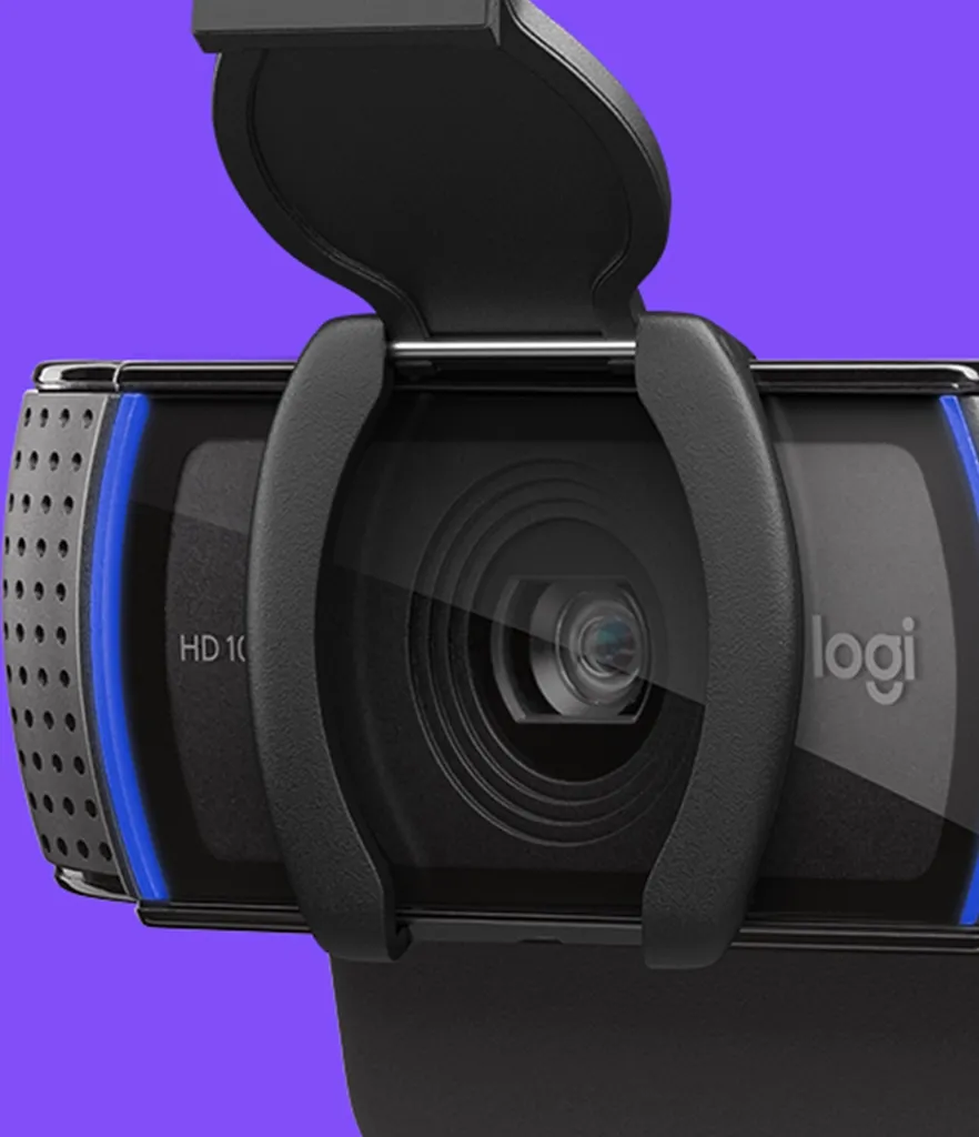 Logitech C920s webcam avec double micro stéréo et lentille en verre - 24