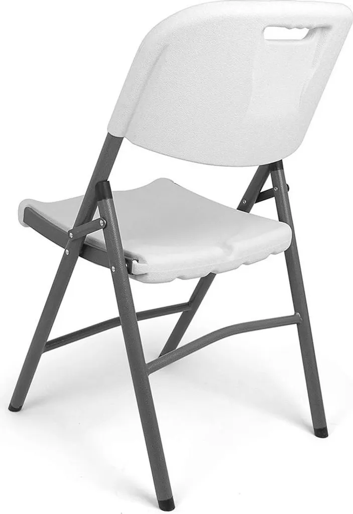 Chaise de camping pliable Vanage blanche résistante aux intempéries x2 - 10