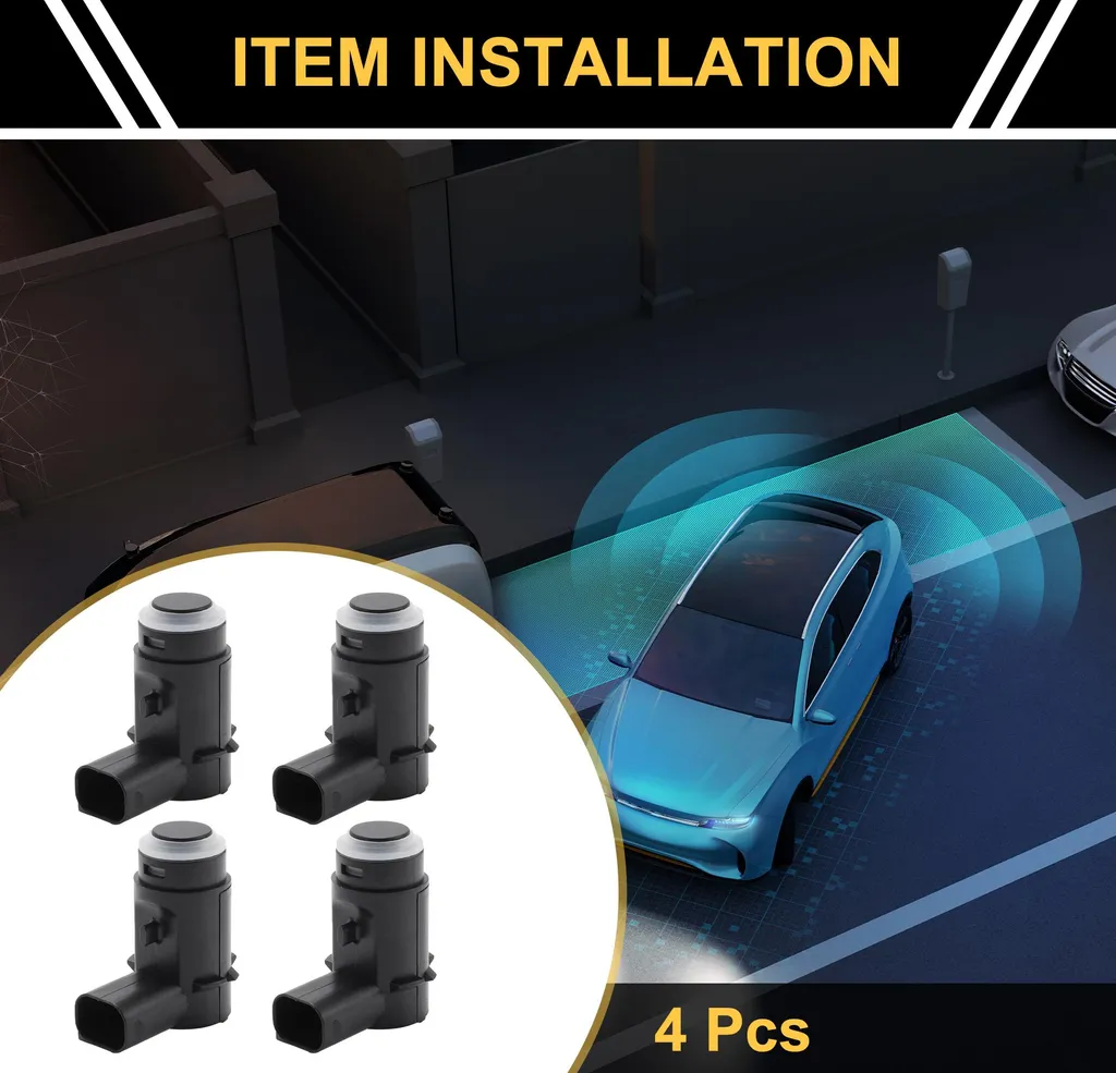 4 Capteurs de Stationnement Ford F-150 2009-2014 Noir 9L3Z15K859C
