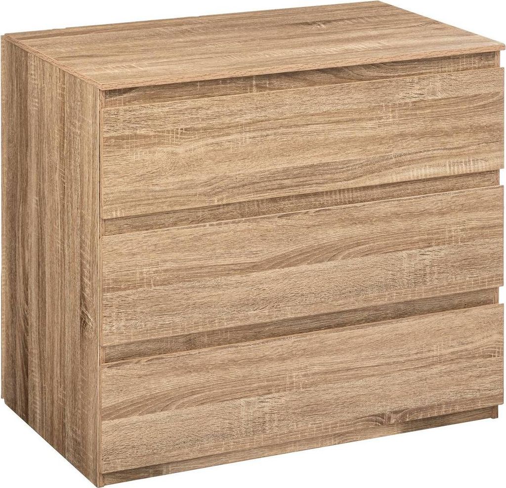 Kommode mit 3 schubladen "dolo" naturholzeffekt - 5 five simply smart
