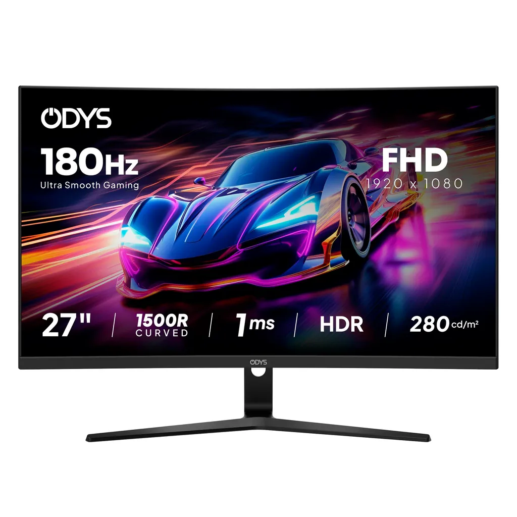ODYS XP27-F-180 27 Zoll, Full-HD, 180 Hz, 1ms, HDR, 122% sRGB, 94 % DCI-P3