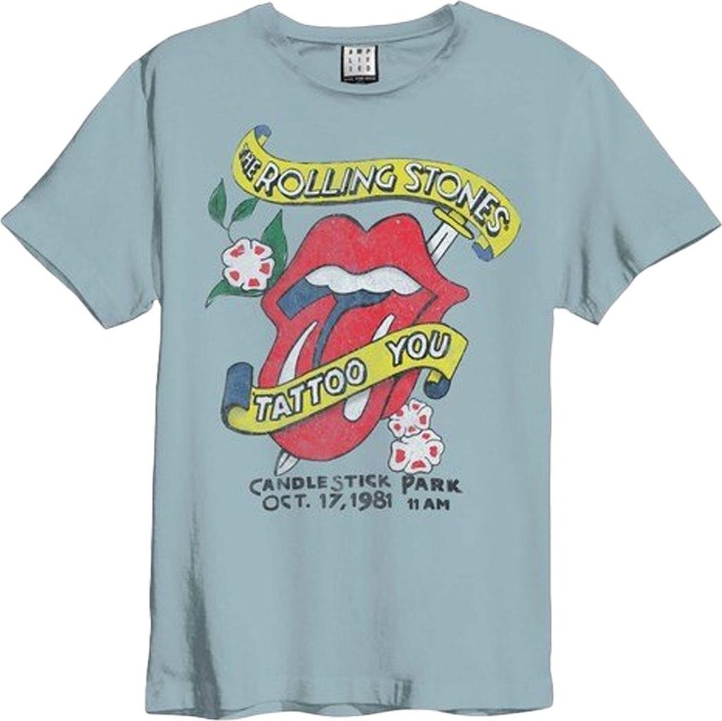 Amplified - "Tattoo" T-Shirt für Herren/Damen Uni GD944 (XL) (seltsames Blau)