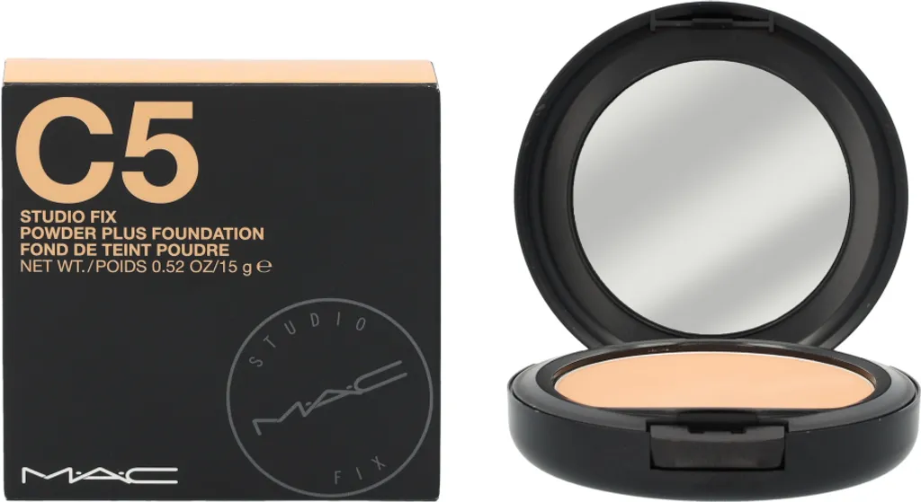 Fondotinta MAC Studio Fix Powder Plus C5 - Formula Long-Wear 15g