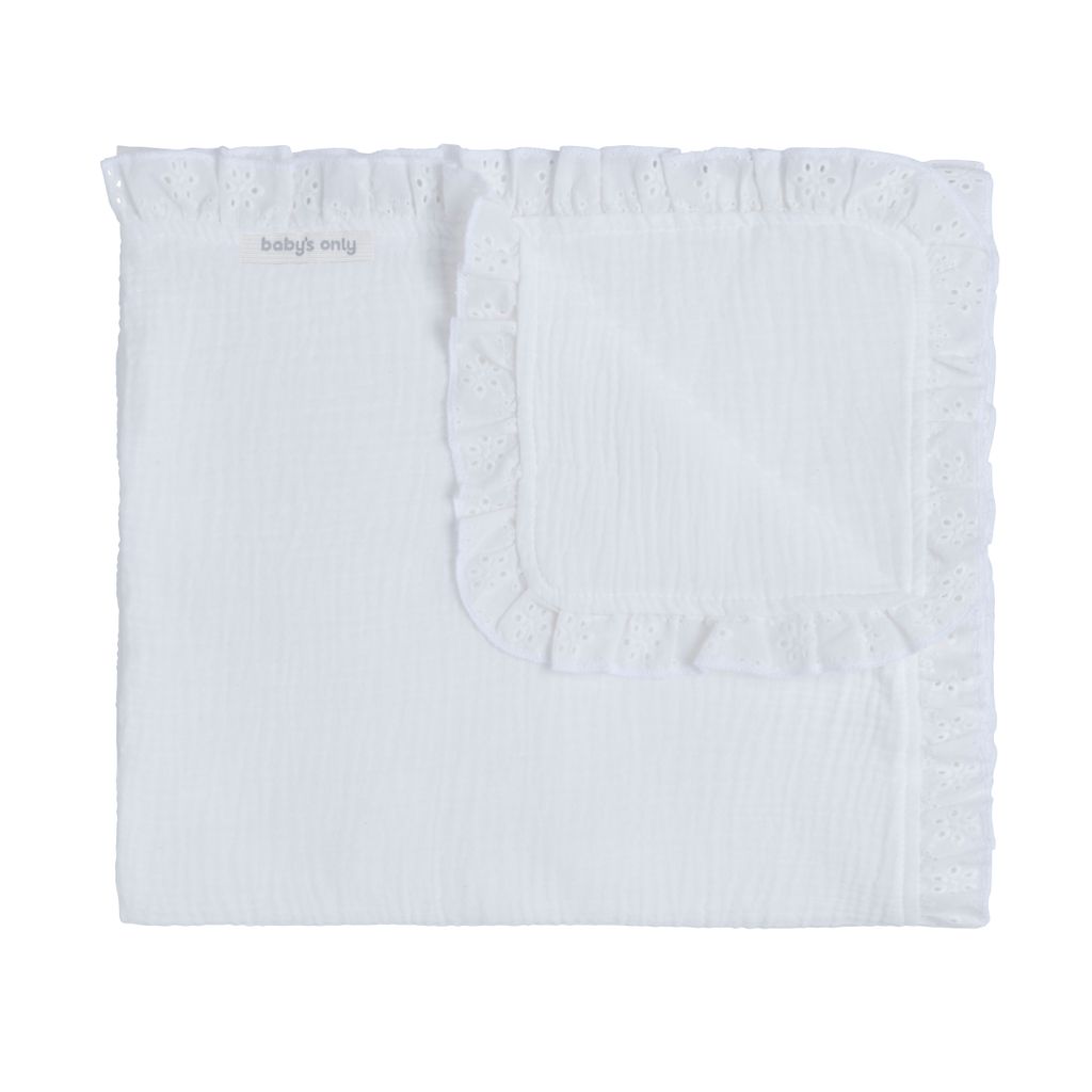 Baby's Only Kinderdecke Calm - Weiß - 100x135 cm