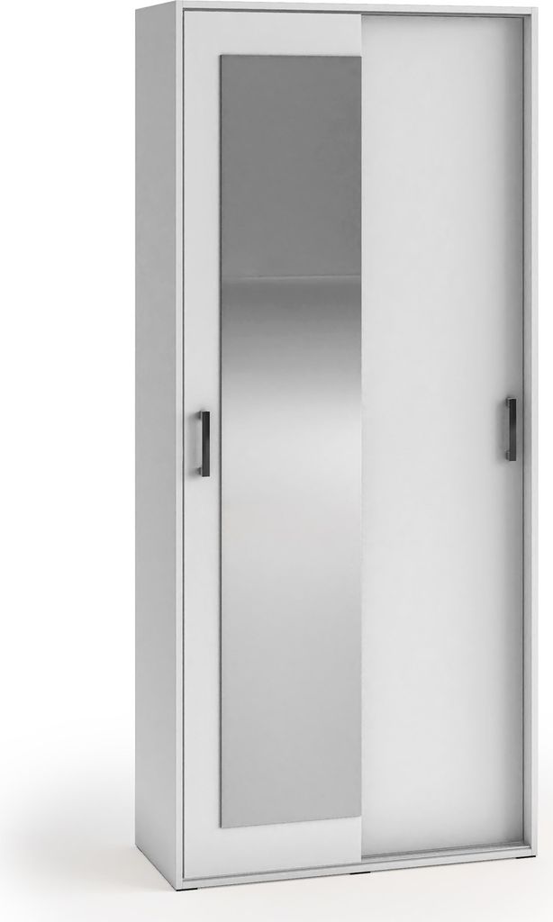 MR GROUP Garderobenschrank GRID 90cm Garderobe Spiegel Produktbild 