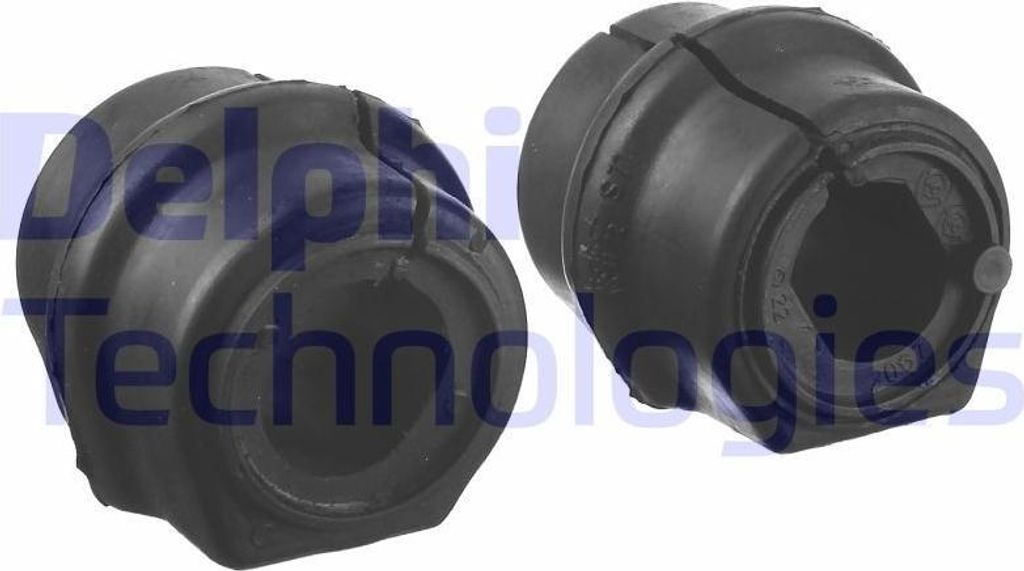 2x DELPHI TD984W Lagerung Stabilisator Stabigummi passend für PEUGEOT 308 SW I (4E, 4H) 307 CC (3B) 307 (3A/C) 308 I Schrägheck (4A, 4C) 307 SW (3H)