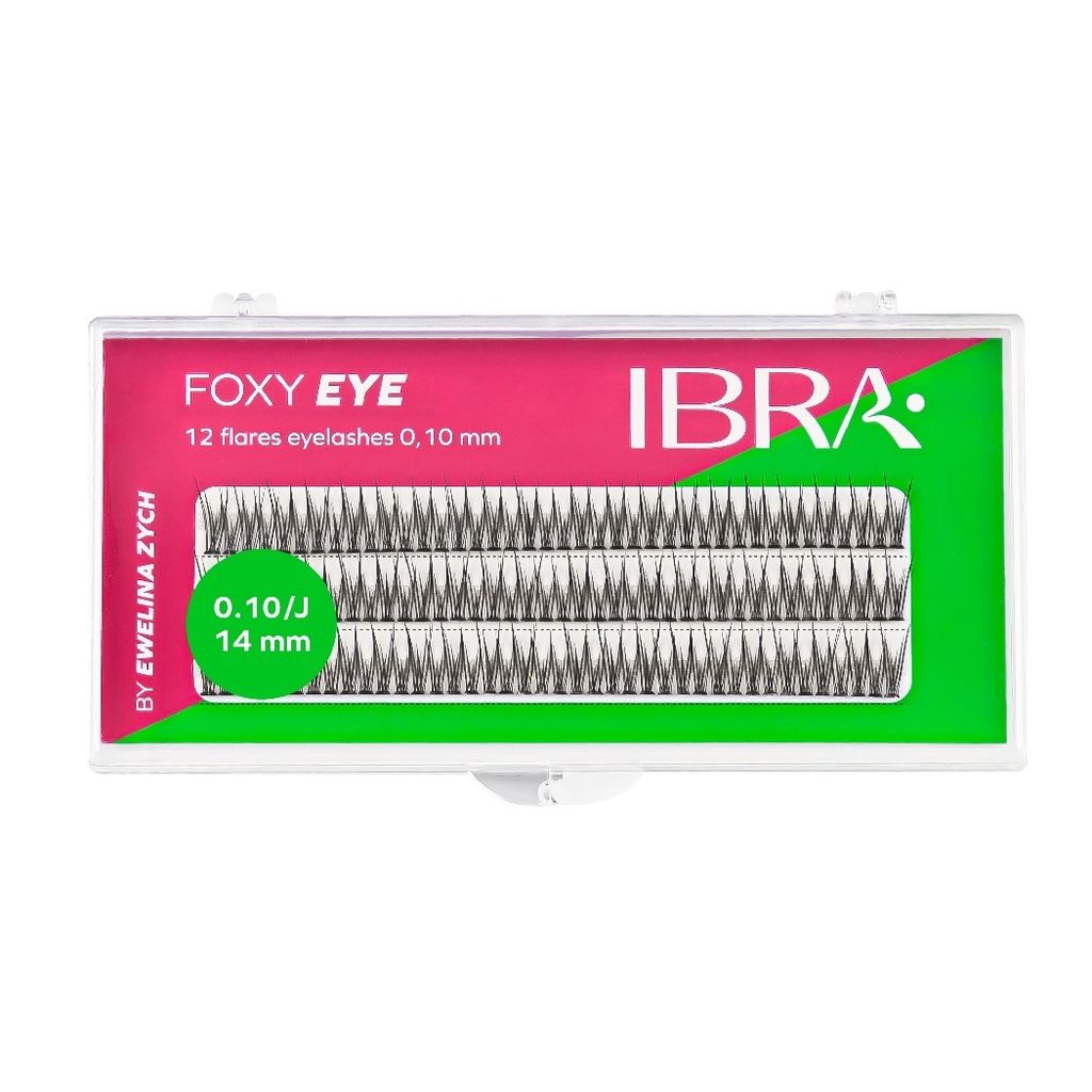 Ibra Foxy Eye Kępki rzęs 14mm, 120 sztuk