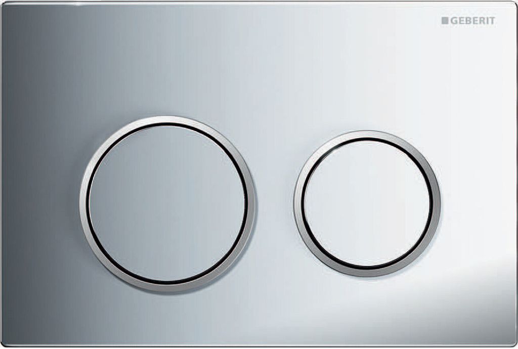 Geberit Omega20 Betätigungsplatte, für 2-Mengen-Spülung, 115.085.KH.1