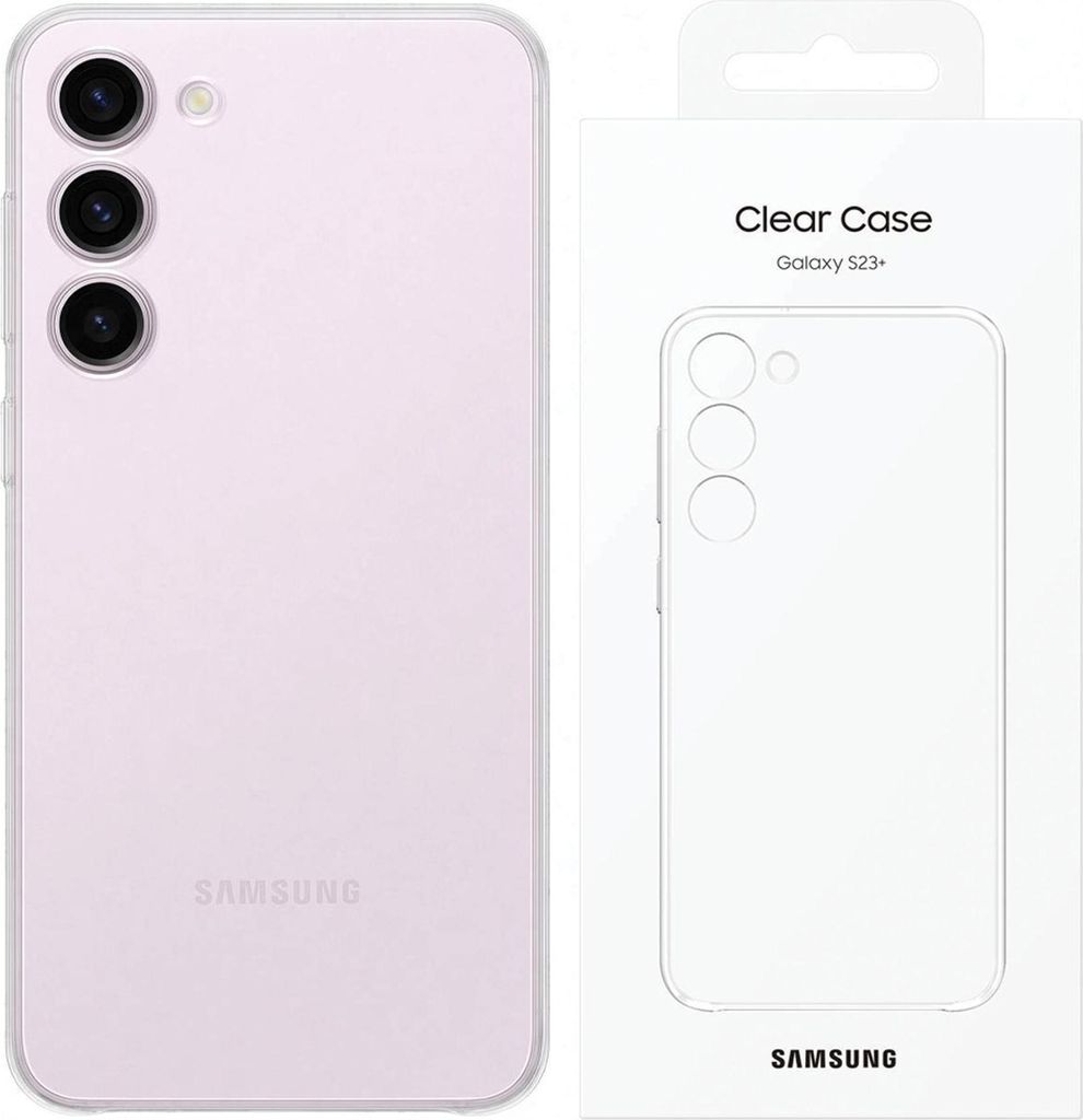 Etui Samsung Ef-Qs916Ct S23+ S916Transparent Clear Cover Immagine del prodotto 