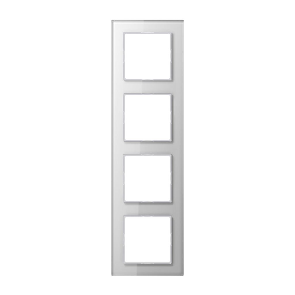 Jung Glasrahmen 4-fach aws AC 584 GL WW AC584GLWW