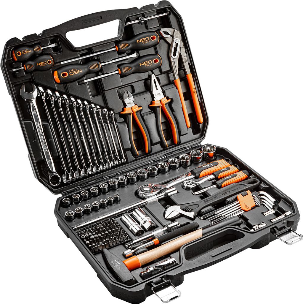 NEO TOOLS Zestaw narzędzi 143 szt. Zdjęcie produktu 