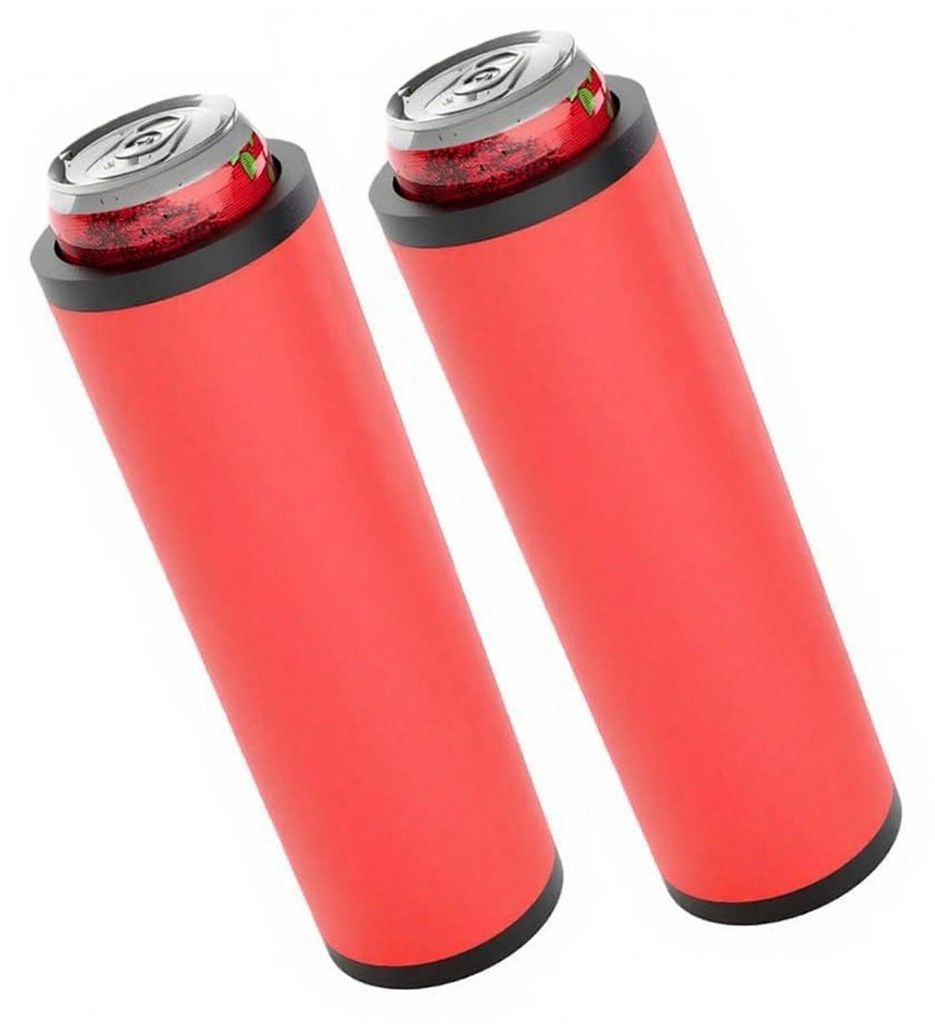 Doppelter Dosenhalter mit Schnellnachfüllfunktion, isolierter Getränkekühler für 2 Bier- und Limonadendosen, ideal für Outdoor-Veranstaltungen