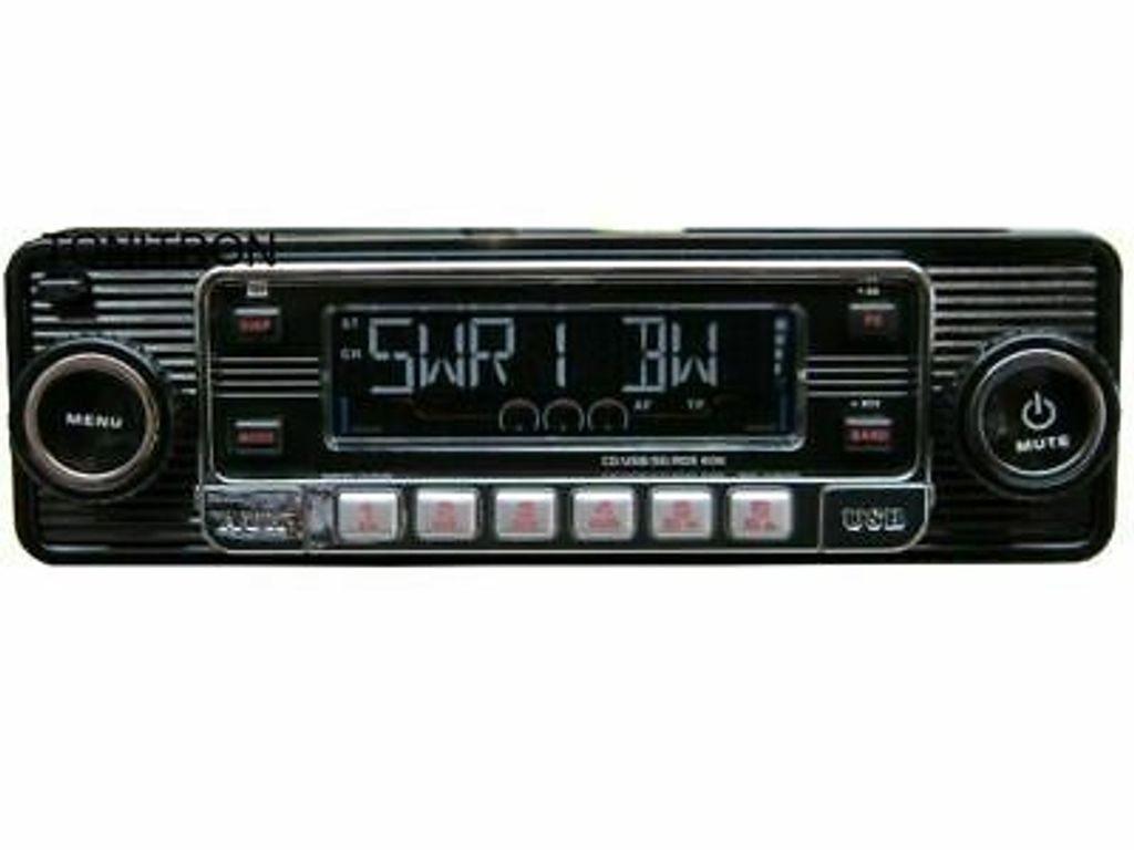Farbe Schwarz DIETZ Retro 301 DAB/BT Classic/Oltimer Autoradio USB/MP3/BLUETOOTH DAB+ Antenne inkl