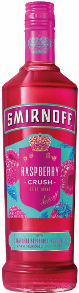 Smirnoff Vodka Raspberry Crush 25 % obj. láhev 700 ml Obrázek produktu 