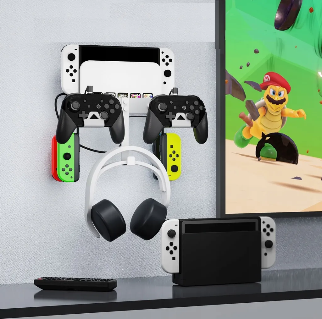 Support mural Switch anti-chute NS252 pour protéger votre console OLED et Lite