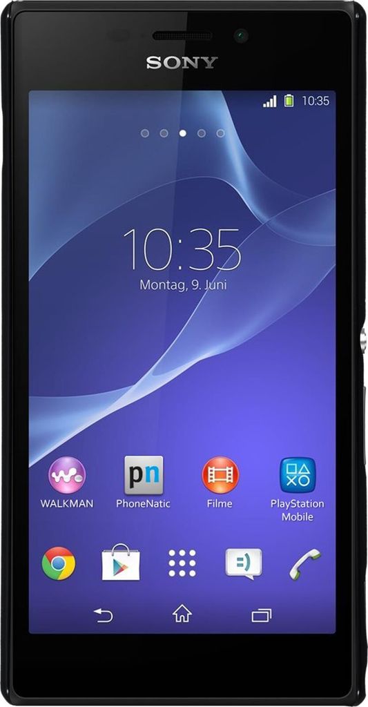 PhoneNatic Case kompatibel mit Sony Xperia M2 - Hülle rot Produktbild 
