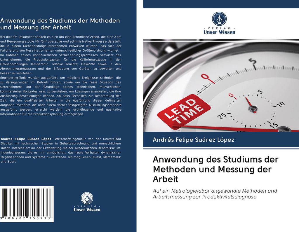 Anwendung des Studiums der Methoden und Messung der Arbeit