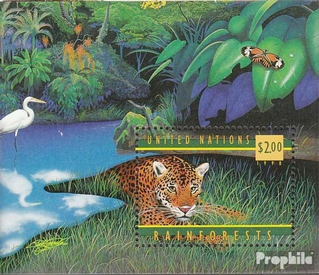 Briefmarken UNO - New York 1998 Mi Block15 (kompl. Ausg.) postfrisch 50 Jahre WHO