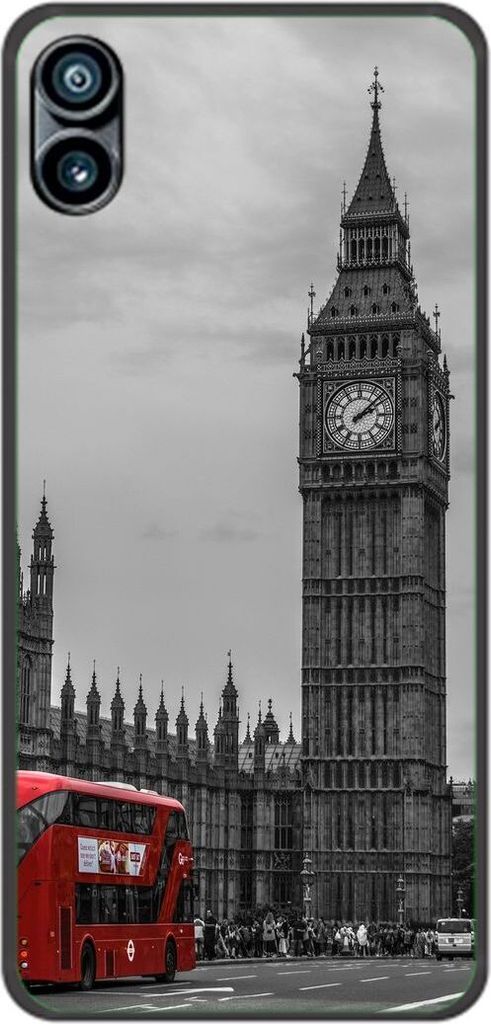 König Design Hülle kompatibel mit Nothing Phone 1 Kunststoff Soft Handyhülle - Handy Case Big Ben