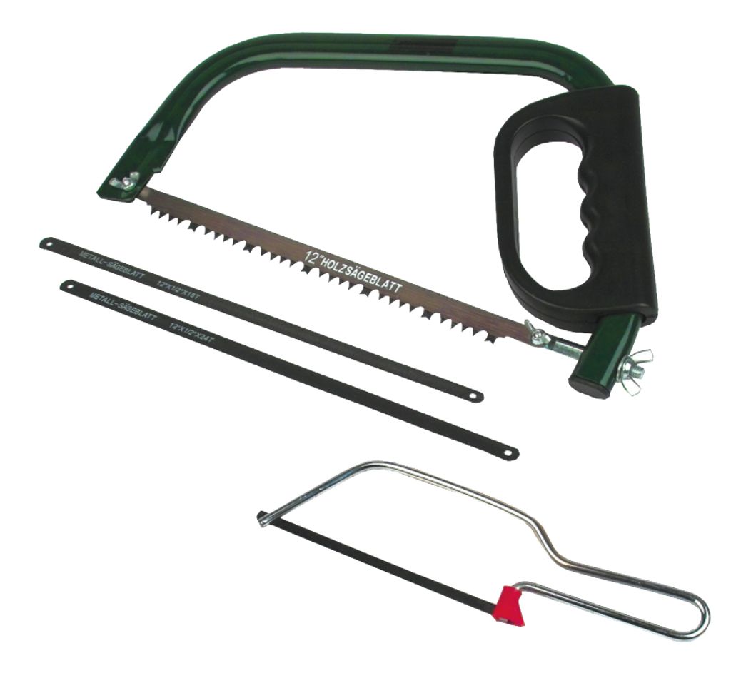 BRÜDER MANNESMANN Bügelsäge mit Haushaltssägebogen 5-teilig