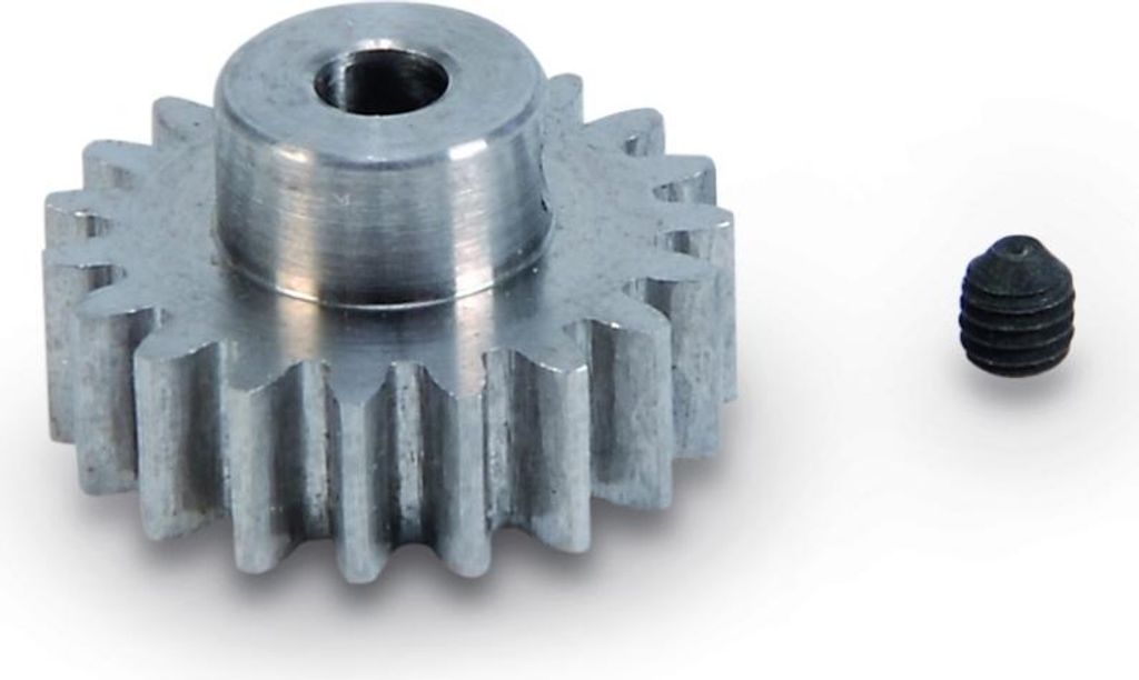 Carson 500013409 - Motorritzel, 19 Zähne, M 0.8 Stahl